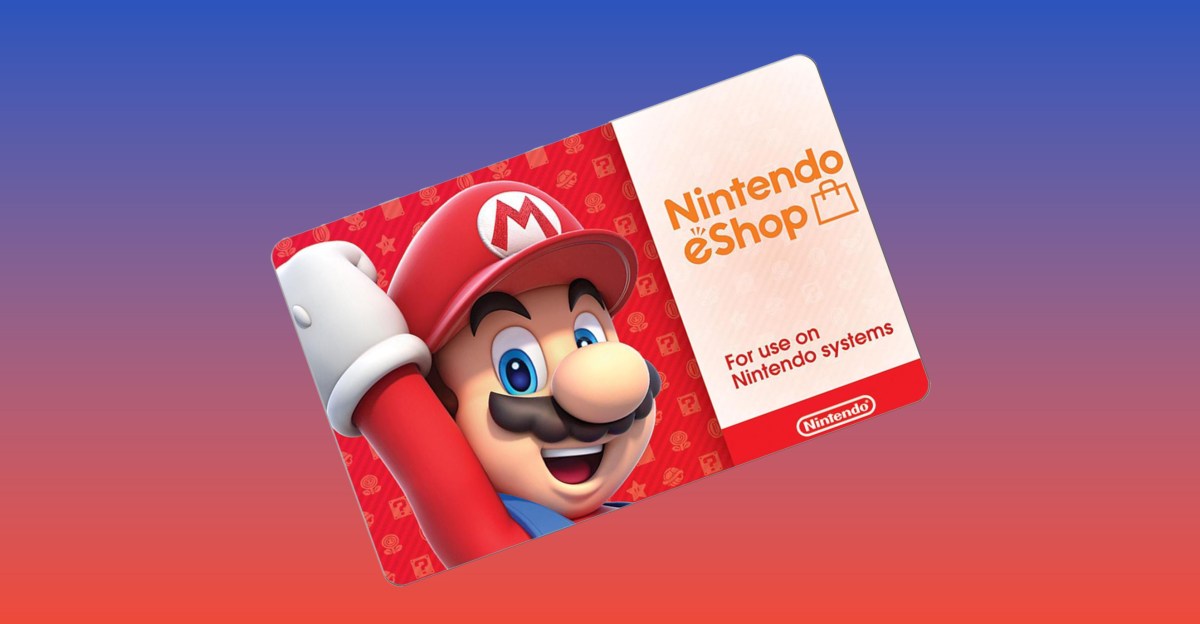 Save $5 on Nintendo Switch eShop Gift cards at Newegg